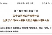 再次掛牌！璉升科技擬1684萬元轉(zhuǎn)讓全資子公司股權(quán)及商標(biāo)，多年凈利虧損
